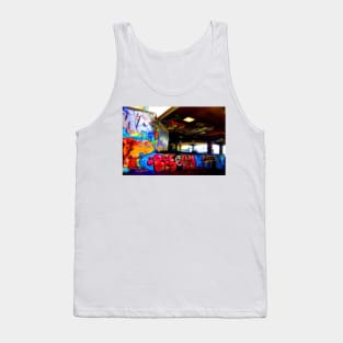 Southbank Skate Park Graffiti Street Art London Tank Top